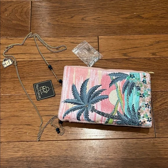 Mary Frances Island Time Beaded Mini Crossbody Bag - Picture 1 of 1